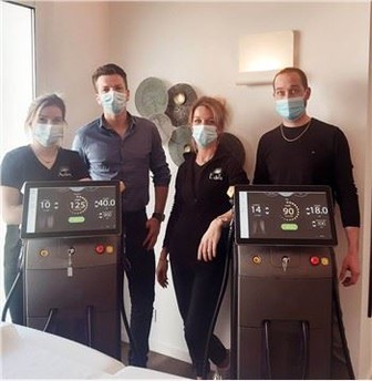 808nm longèdonn dyod lazè bra retire cheve